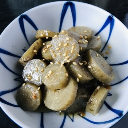 ある程度かみごたえのある硬さに作りました。
味だけでなく、体のことも考えて作ることは大事ですね。
甘辛い味がしっかりついていて美味しかったです。